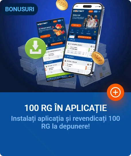 Bonus în aplicația Mostbet