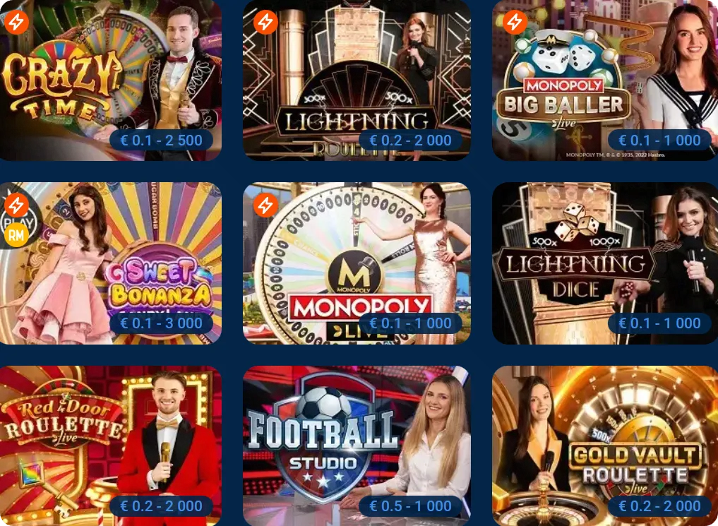 Live casino Mostbet