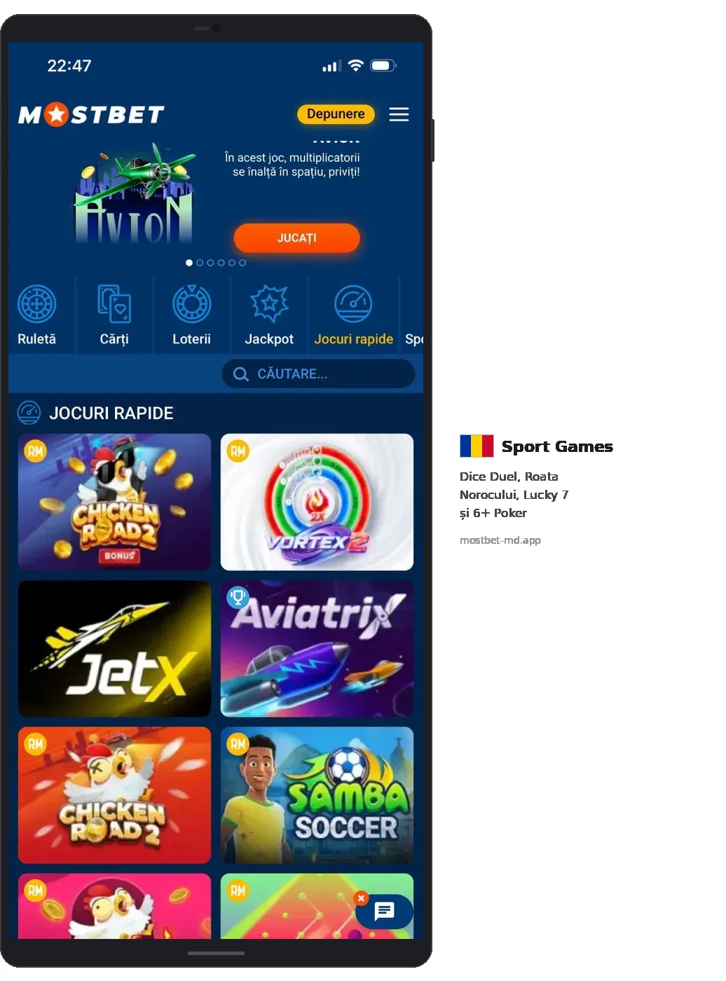Mostbet Jocuri rapide tab Chicken Road Vortex JetX Aviatrix