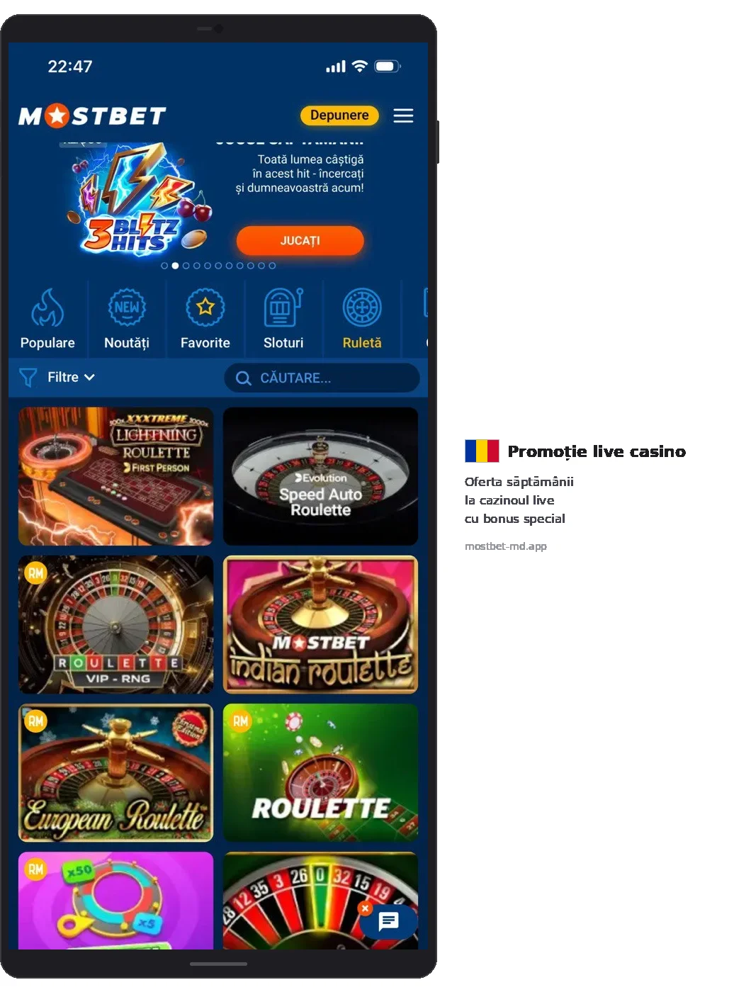 Mostbet Ruletă tab Lightning Roulette Speed Auto Roulette