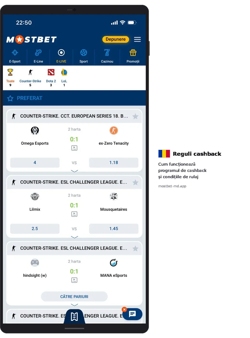 Mostbet E-Sport CS TOP LIVE Omega vs ex-Zero Valorant upcoming